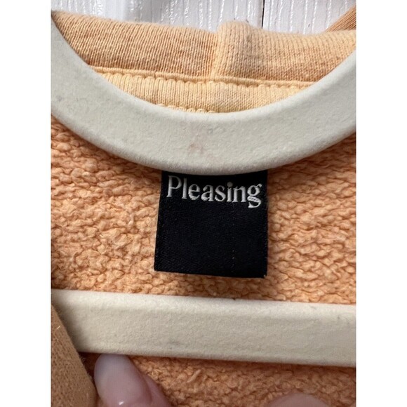 New Pleasing Harry Styles Sunset Orange S Hoodie Sweatshirt NWOT 2X - Picture 3 of 5